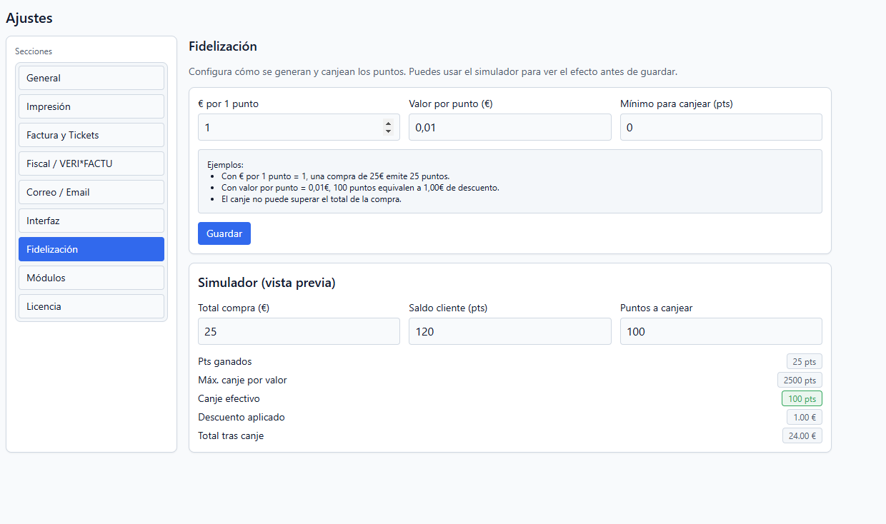 Fidelización de clientes